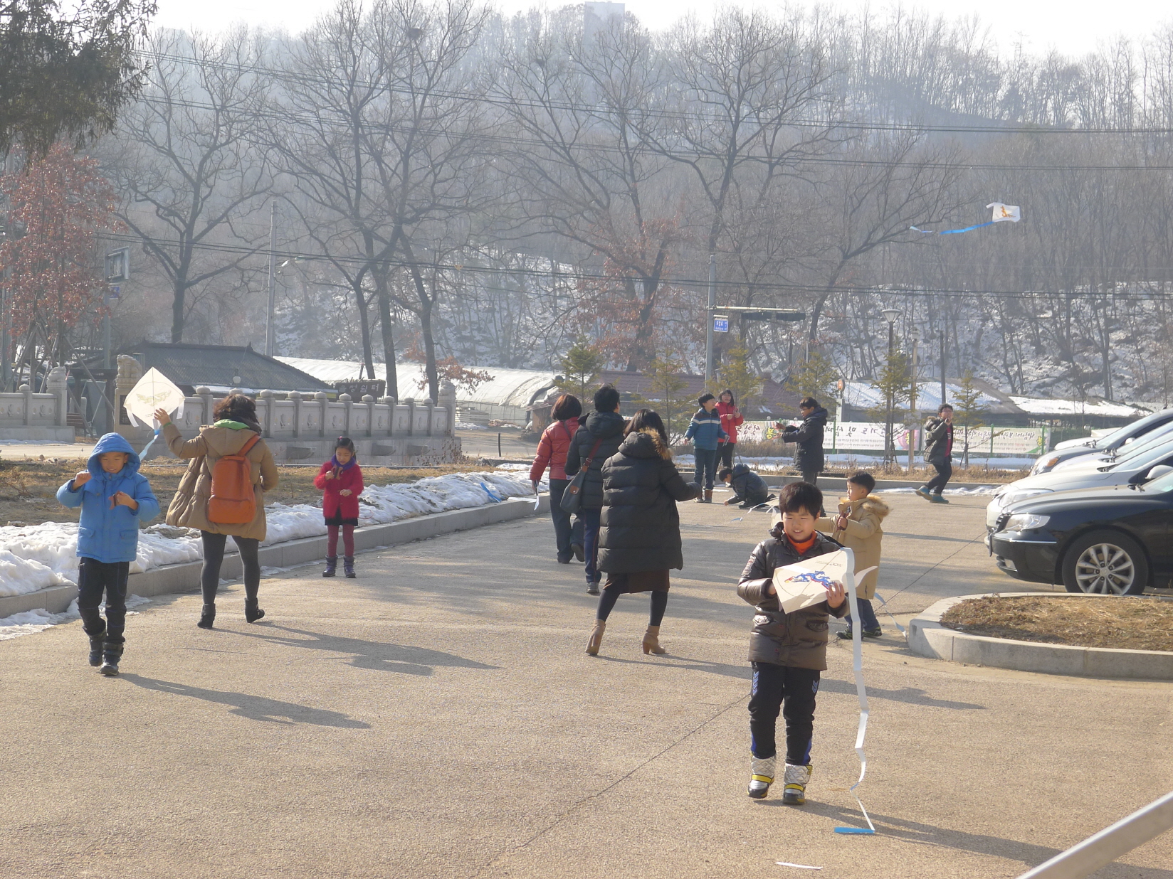  1월15일차 오전반 연날리기사진입니다. 이미지