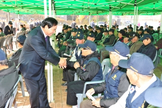 유공자비 이전준공 기념식 의 사진