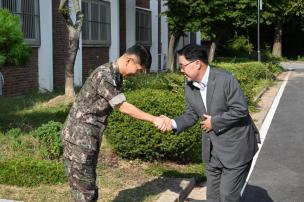 경기북부시설단 위문 사진