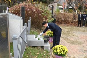 6.25 참전유공자비 기념식 의 사진