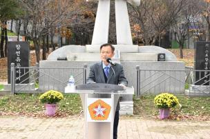 6.25 참전유공자비 기념식 의 사진