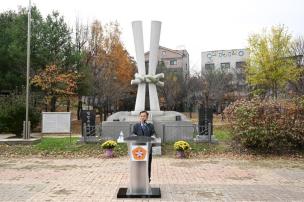 6.25 참전유공자비 기념식 의 사진