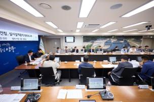 옥정2동 행정복지센터 건립 완료보고회 사진