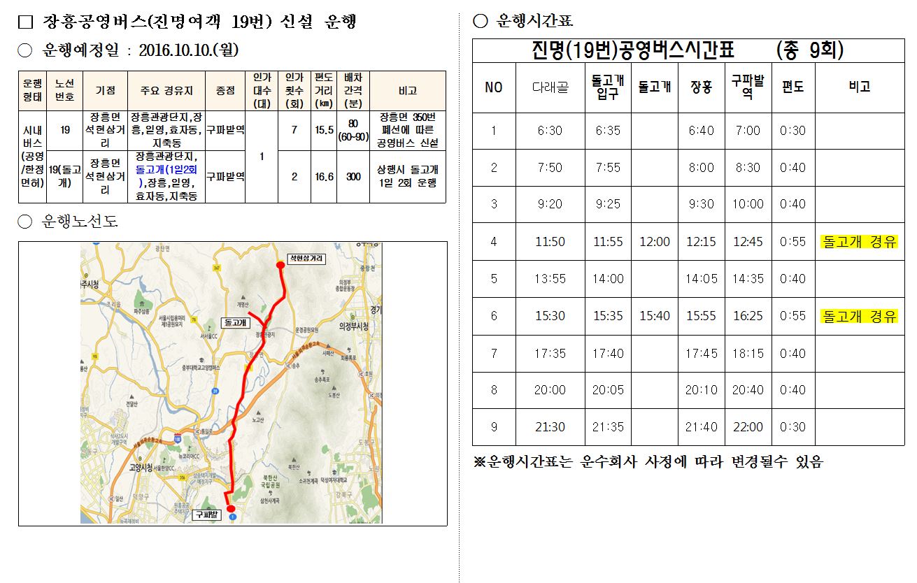 장흥관광단지 버스노선 증설 운행에 들어가 이미지