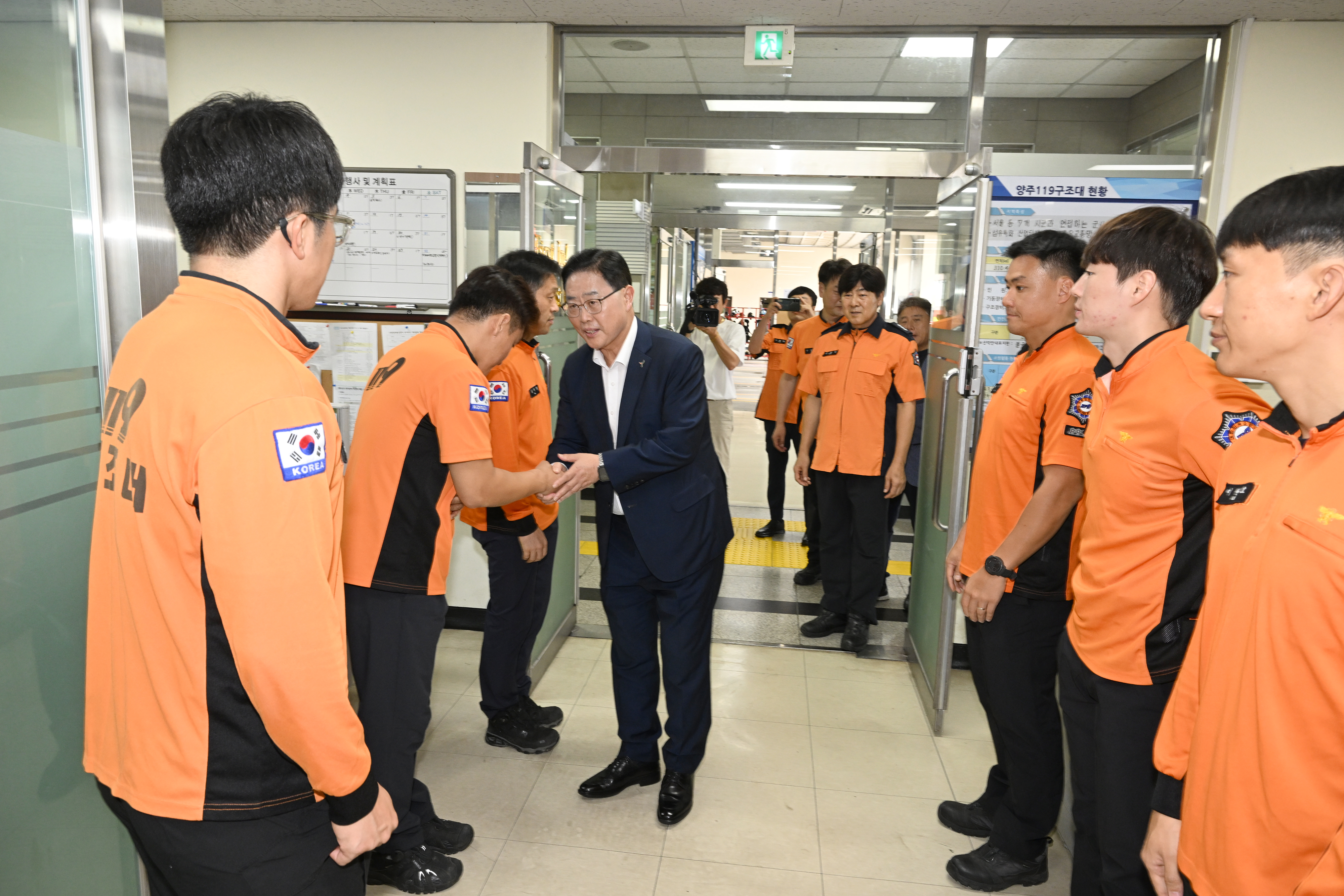 강수현 양주시장, 추석 연휴 상황 근무자 격려ⵈ 민생 현장 소통 이어가 이미지