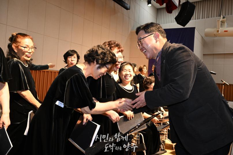 양주시 앙상블 장애인합창단 정기연주회 의 사진