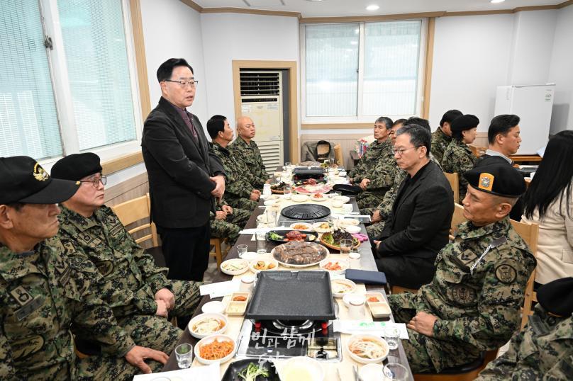 특전사동지회 양주지회 정기총회 의 사진