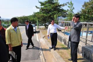 검준공단음폐수처리시설 현장점검 의 사진