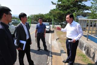 검준공단음폐수처리시설 현장점검 의 사진