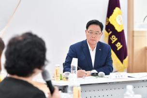 양주시 중고특수학교장 간담회 사진