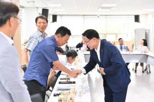 양주시 중고특수학교장 간담회 의 사진