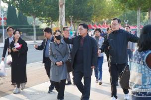 중국 둥잉시 현장시찰 및 자매결연 협약식 의 사진