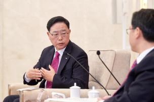 중국 둥잉시 현장시찰 및 자매결연 협약식 의 사진