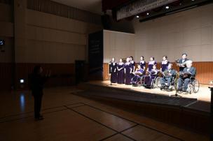 양주시 앙상블 장애인합창단 정기연주회 의 사진