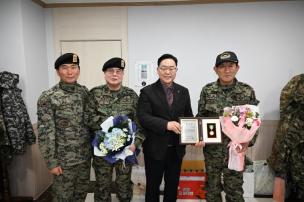 특전사동지회 양주지회 정기총회 의 사진