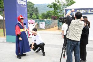 KBS 왕실축제 인터뷰 의 사진