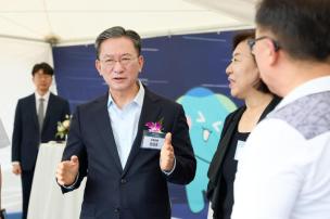 국지도39호선 가납 상수 도로 개통식 의 사진
