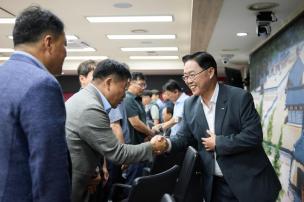 양주시 지역사회 공헌 프로젝트 관계자 회의 의 사진