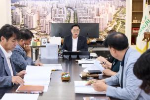 상반기 시민과의 소통 건의사항 처리현황 보고회 사진