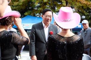 회천3동 차 없는 도로 행사 사진