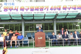  양주시 축구협회장기 축구대회 의 사진