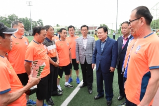  양주시 축구협회장기 축구대회 의 사진