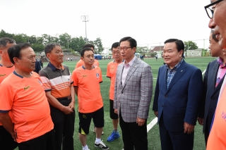  양주시 축구협회장기 축구대회 의 사진