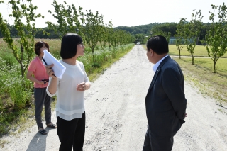  안전체험관 부지 현장확인 의 사진