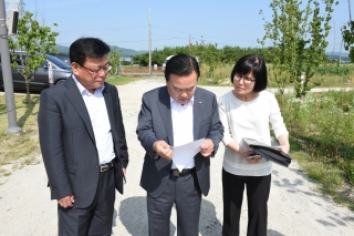  안전체험관 부지 현장확인 의 사진